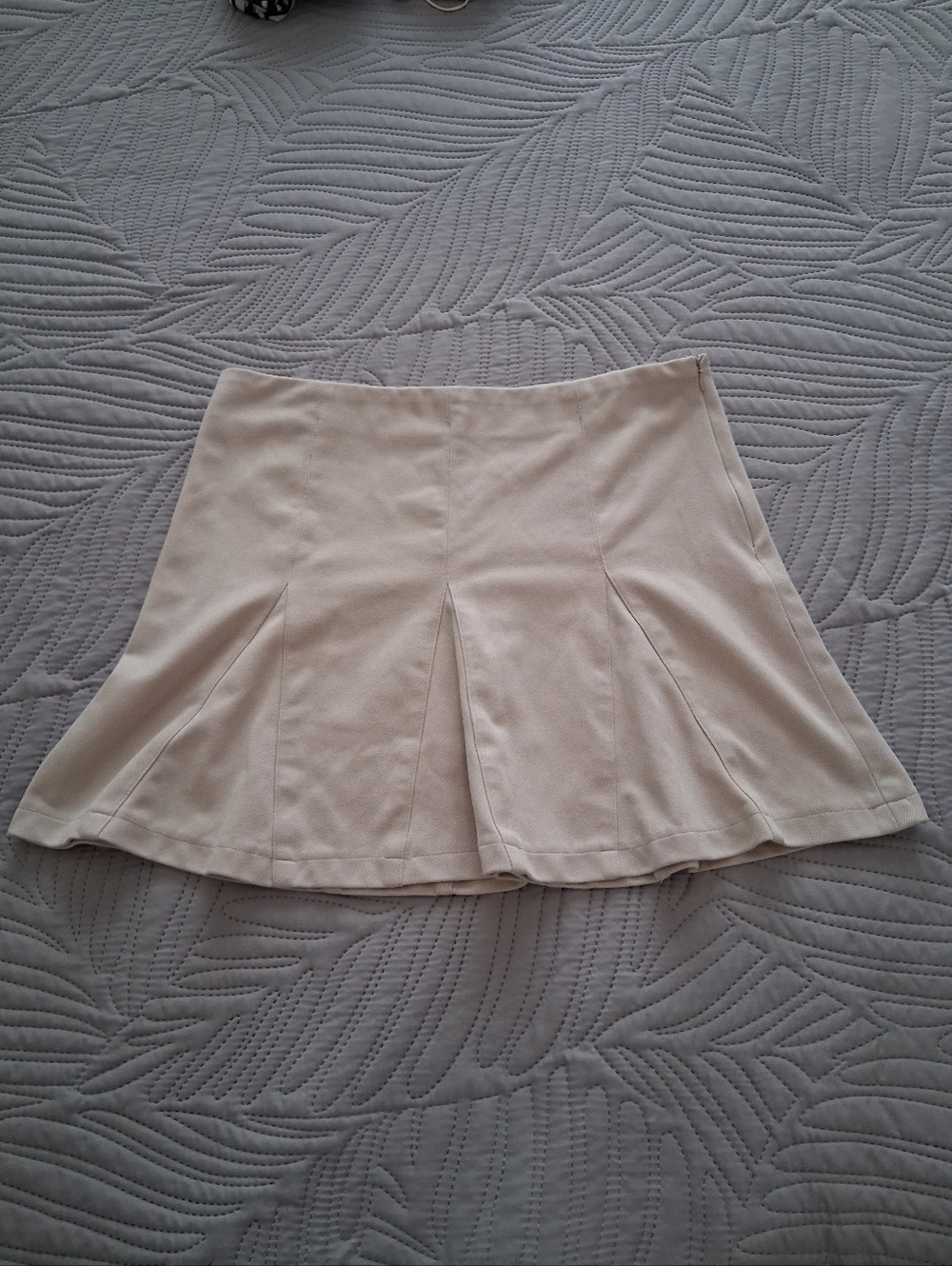 Lida Kate Cream Circle Skirt with Gentle Flare